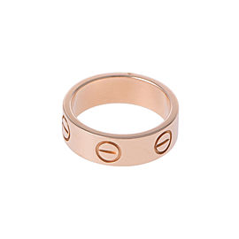 Cartier Love 18K Rose Gold Ring Size 4.5