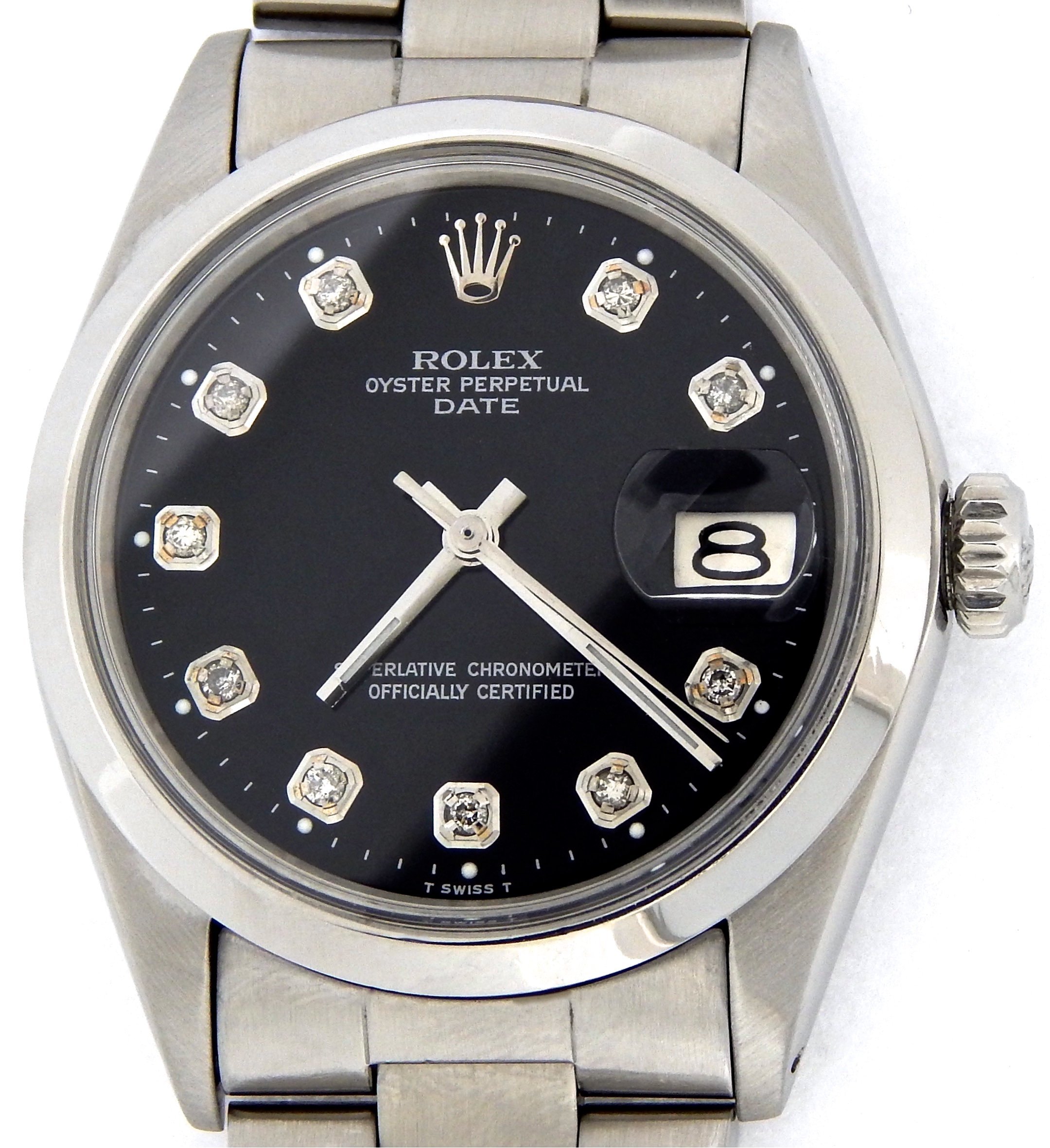  Rolex Date 1500 Vintage 34mm Mens Watch