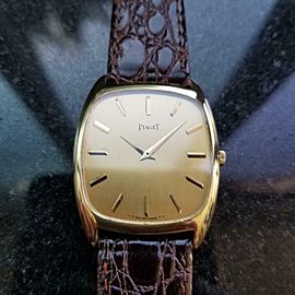 Men's Piaget ref.9591 30mm 18k Gold Manual Wind Ultra-Thin, c.1970s LV833