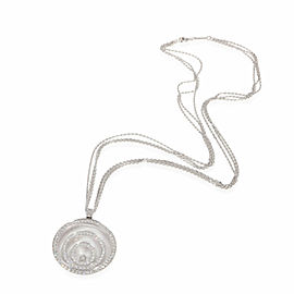 Chopard Happy Spirit Diamond Pendant in 18k White Gold 0.91 CTW