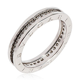 Bulgari B.zero1 Diamond Ring in 18K White Gold 0.45 CTW