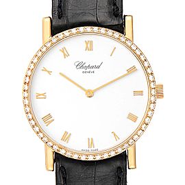 Chopard Classique Yellow Gold Diamond Mens Watch 3154