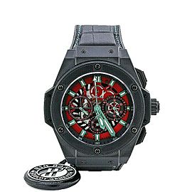 Mens' Hublot Big Bang King Power St Steel w/ Black Dial 710.CI.0130.GR.MEX10