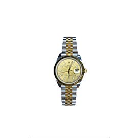 Rolex Datejust 41, 18k Yellow Gold, Stainless Steel, Champagne Dial, 126333