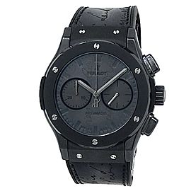 Hublot Classic Fusion Berluti Ceramic Auto Black Mens Watch 521.CM.0500.VR.BER17