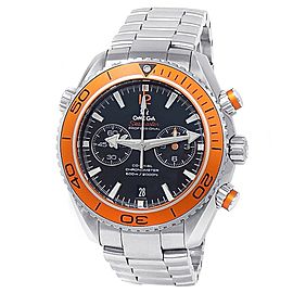 Omega Seamaster Stainless Steel Automatic Black Men's Watch