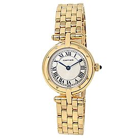 Cartier Panthere 18k Yellow Gold Quartz White Ladies Watch