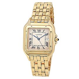 Cartier Panthere 18k Yellow Gold Quartz White Ladies Watch