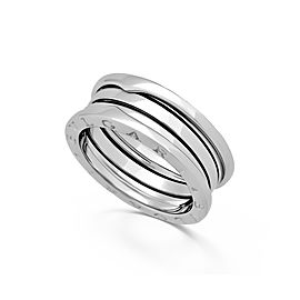 Bulgari Zero1 18K White Gold Band Ring Size 5.75