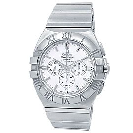 Omega Constellation Double Eagle Stainless Steel White Men's Watch 1514.20.00