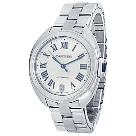 Cartier Cle de Cartier Stainless Steel Automatic Silver Ladies Watch