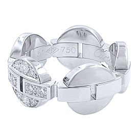 Cartier 18K White Gold Diamond Ring