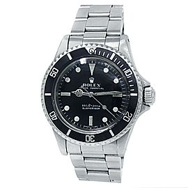 Rolex Submariner Stainless Steel Oyster Automatic Black Men's Watch 5513