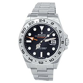 Rolex Explorer II Stainless Steel Oyster Automatic Black Men's Watch 216570