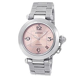 Cartier Pasha C Stainless Steel Automatic Pink Ladies Watch