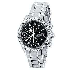 Omega Speedmaster Date Stainless Steel Automatic Black Men's Watch