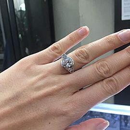 Yellow Gold, Platinum Diamond Engagement Ring
