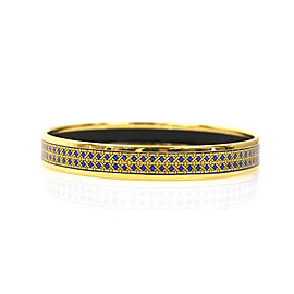 Hermes Gold Metal Bangle Bracelet
