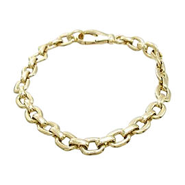 Cartier 18K Yellow Gold Charm Chain Bracelet Size:16cm