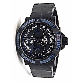 Ulysse Nardin Diver Black Sea 263-92B3-3C/923 Stainless Steel, Rubber & Ceramic Blue Dial Automatic 46mm Mens Watch