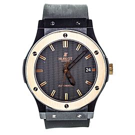 Hublot Classic Fusion 45mm Ceramic Black Magic COMPLETE SET ref: 511.co.1780.rx