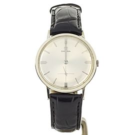 Vintage Omega Manual Wind Gold Plated 35mm on Alligator Strap