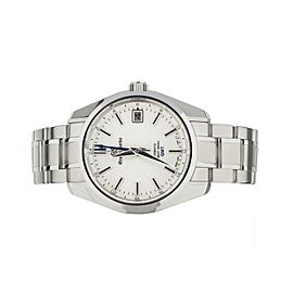 GRAND SEIKO HI BEAT GMT STAINLESS STEEL SILVER DIAL 40MM SBGJ201 FULL SET