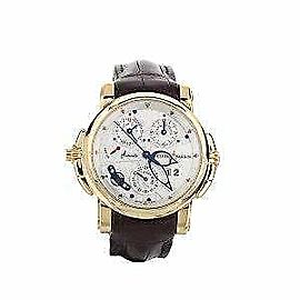 Ulysse Nardin Sonata Cathedral Alarm GMT Rose Gold Alligator Strap 42mm