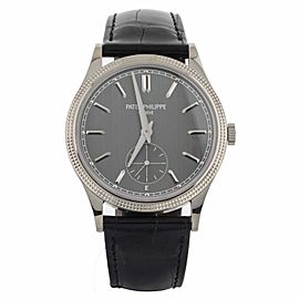 Patek Philippe Calatrava Clous de Paris White Gold Anthracite Dial 39mm