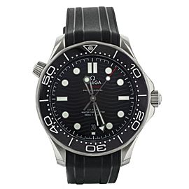 Omega Seamaster 300m Black Stainless Steel Rubber 42mm 21032422001001 full Set