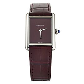 Cartier Tank De Must Stainless Steel Quartz 33.7x25.5mm WSTA0054 Full Set