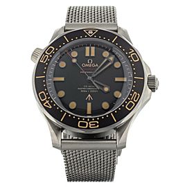 Omega Seamaster 300m Bond Titanium Brown Dial 42mm 21090422001001 Full Set