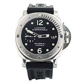 Panerai Luminor Submersible Automatic Stainless Steel Rubber Strap 44mm PAM24