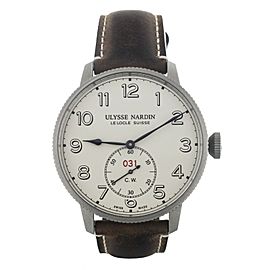 Ulysse Nardin Marine Torpilleur Stainless Steel White 44MM 1183-320 Full Set