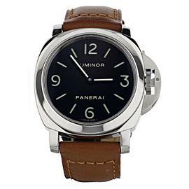 Panerai Luminor Base Black Sandwich Dial Manual Wind Calf Strap 45mm