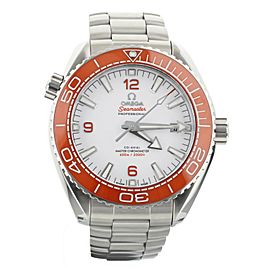 Omega Seamaster Planet Ocean 600m White Orange 43.5MM 21530442104001 Full Set