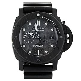 Panerai Submersible Marina Militare Carbotech Carbon Dial 47MM PAM00979 Full Set