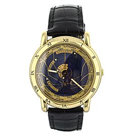 Ulysse Nardin Planeterium Copernicus Yellow Gold Blue Dial Alligator