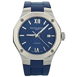Baume & Mercier Riviera Blue Dial Stainless Steel 42MM Full Set