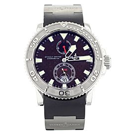 Ulysse Nardin Maxi Marine Diver Red Dial Stainless Steel 42mm Full Set