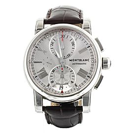 Montblanc Meisterstruck Star Chronograph White Dial 44mm Full Set