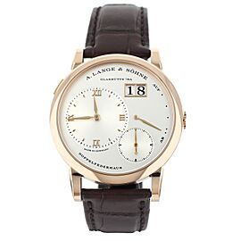 A. Lange & Sohne LANGE 1 Silver Dial Rose Gold Manual
