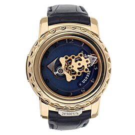 Ulysse Nardin Freak Blue Dial Rose Gold Alligator Strap 44mm Full Set