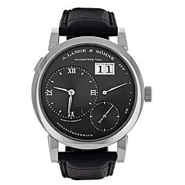 A. Lange & Sohne Lange 1 Grey Dial White Gold Manual Watch