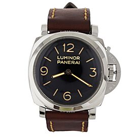 Panerai Luminor Stainless Steel Black Dial Manual