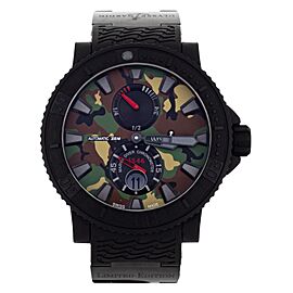 Ulysse Nardin Maxi Marine Camouflage Stainless Steel Rubber Watch