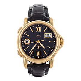 Ulysse Nardin GMT Big Date Rose Gold Black Dial Watch