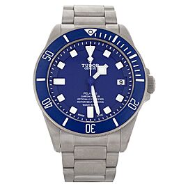 Tudor Pelagos Blue Dial Titanium Bracelet Full Set