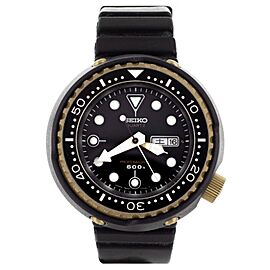 Seiko Professional Golden Tuna Diver Black DIal Titanium Quartz