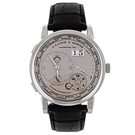 A. Lange & Sohne Lange 1 Timezeone Gray Dial Platinum Manual
